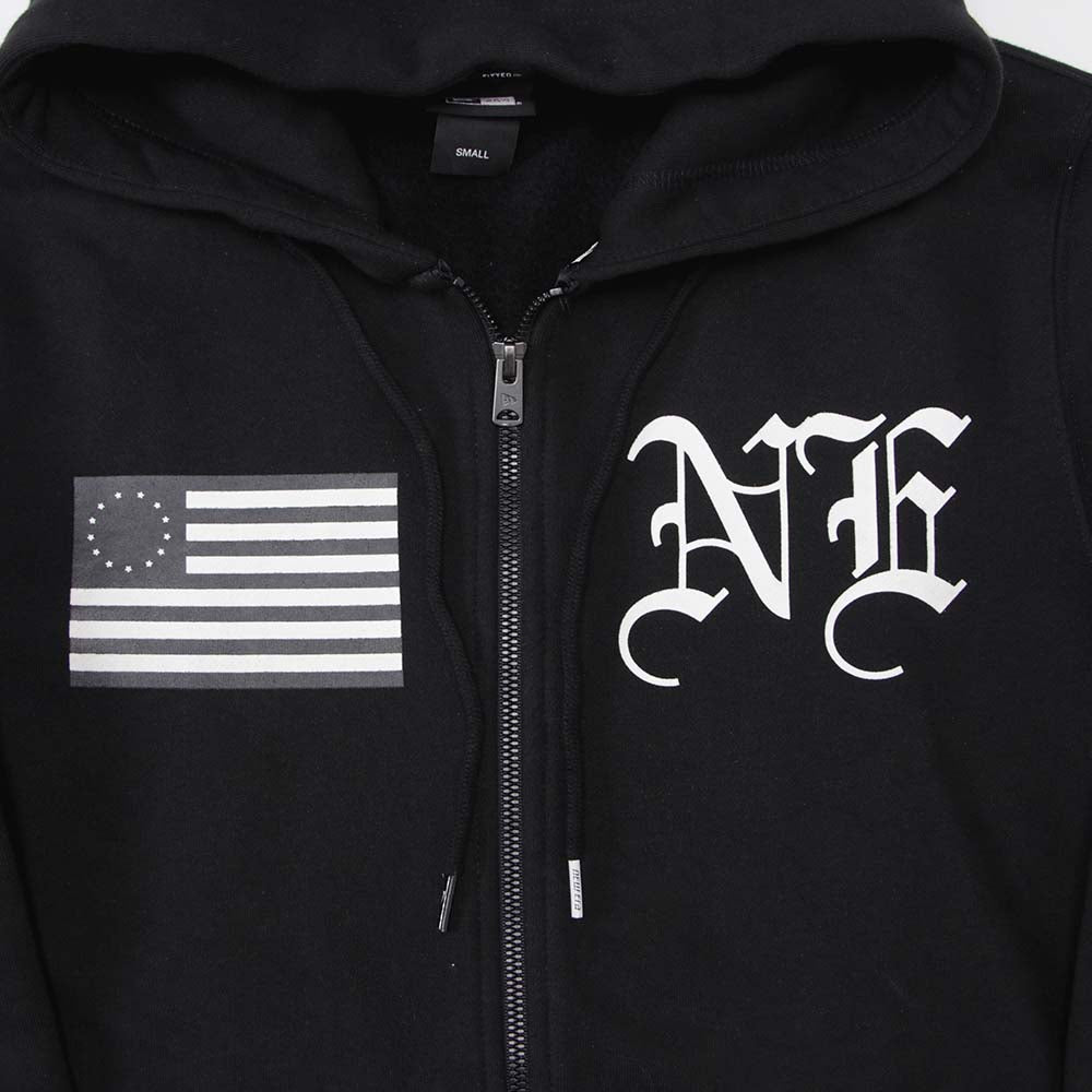 New Era Black Scale Zip Up Black Hoodie Jacket (LIMITED &amp; EXCLUSIVE)