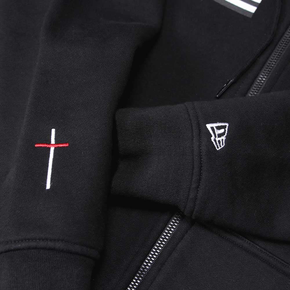 New Era Black Scale Zip Up Black Hoodie Jacket (LIMITED &amp; EXCLUSIVE)