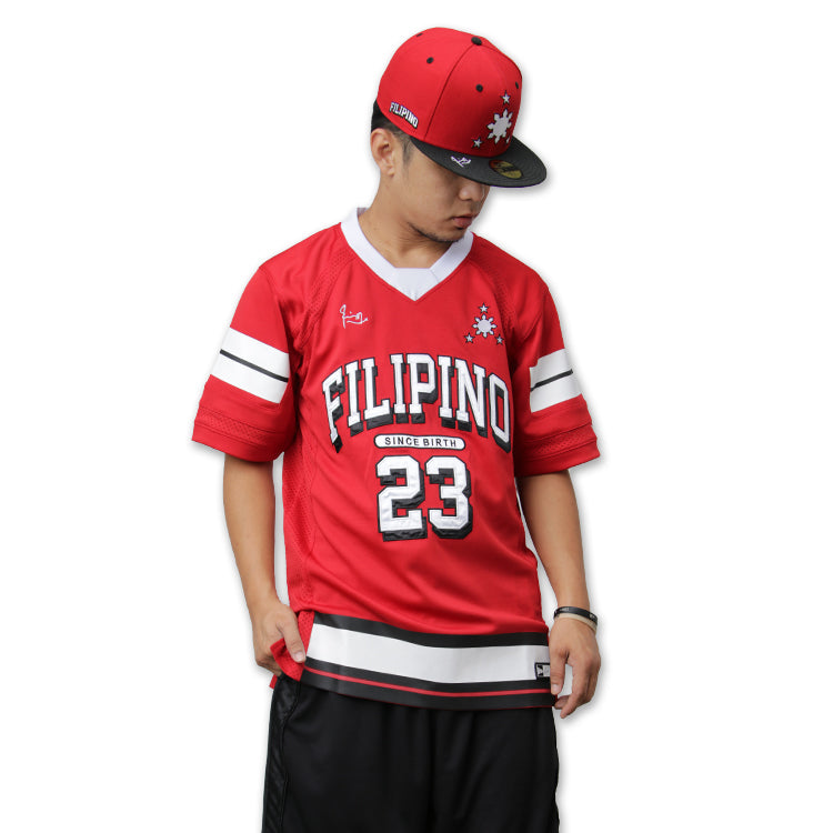 Pilipinas 23 Francis M Scarlet Football Jersey (PH EXCLUSIVE)