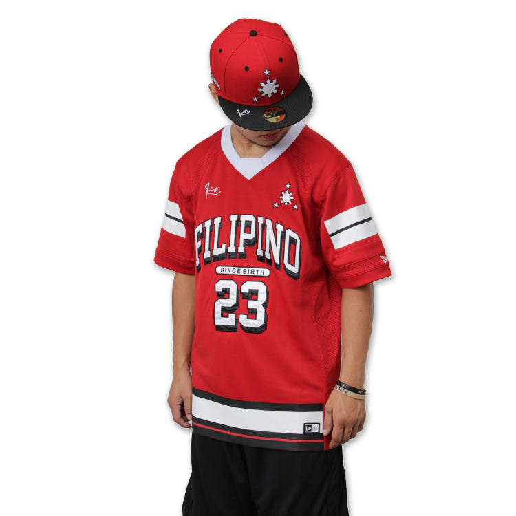 Pilipinas 23 Francis M Scarlet Football Jersey (PH EXCLUSIVE)