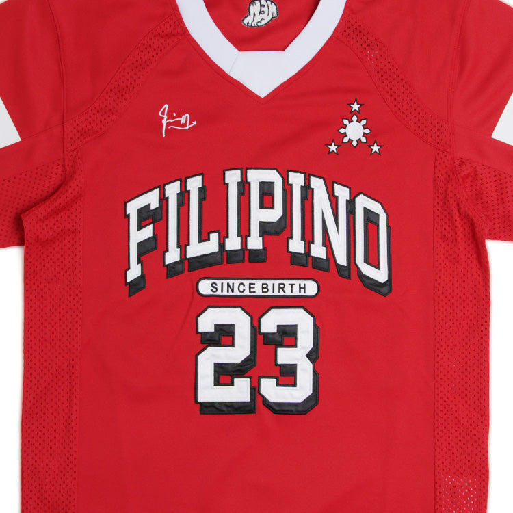 Pilipinas 23 Francis M Scarlet Football Jersey (PH EXCLUSIVE)