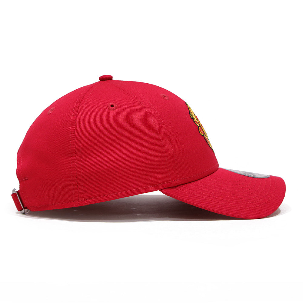 New Era Manchester United FC Football Basics Scarlet 9FORTY Adjustable Cap