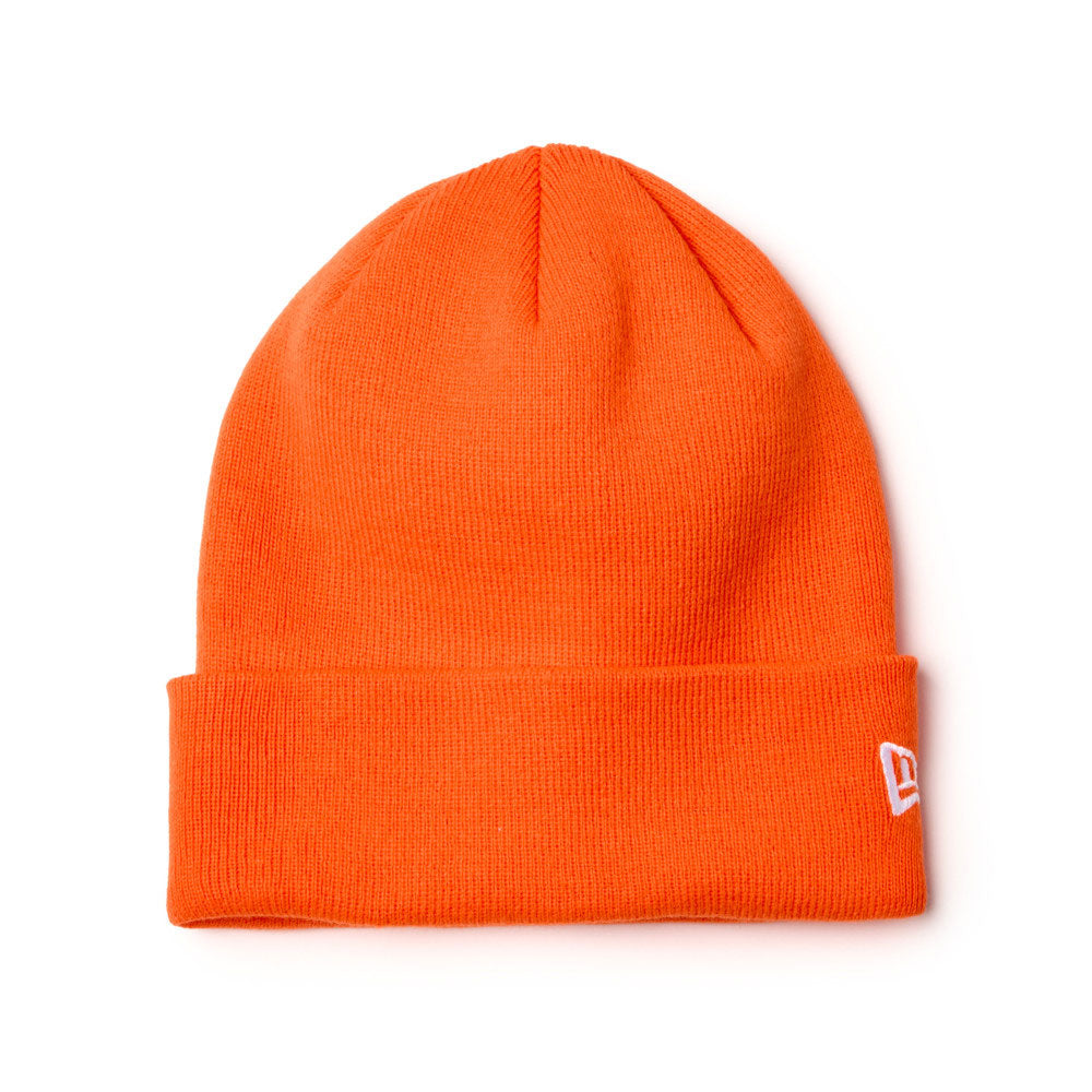 New Era Basic Orange Cuff Knit Beanie