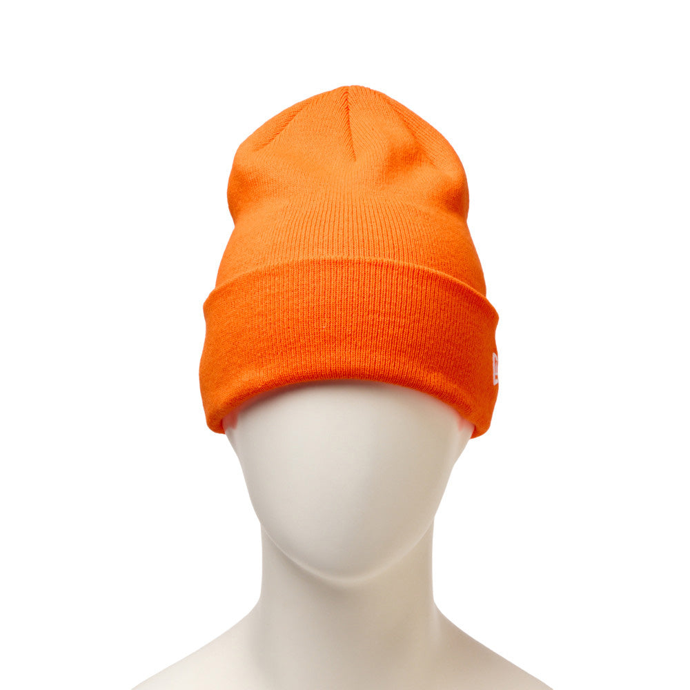 New Era Basic Orange Cuff Knit Beanie