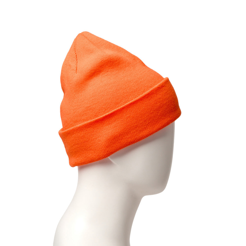 New Era Basic Orange Cuff Knit Beanie