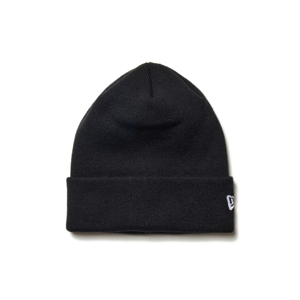 New Era Basic Black Cuff Knit Beanie