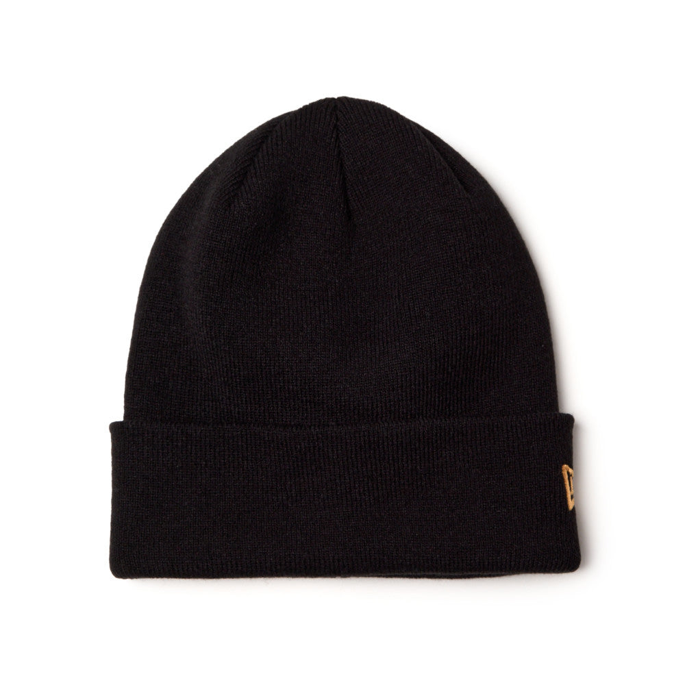 New Era Basic Black Cuff Knit Beanie