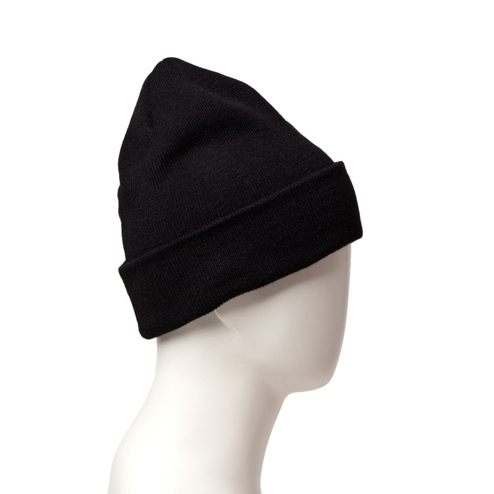 New Era Basic Black Cuff Knit Beanie