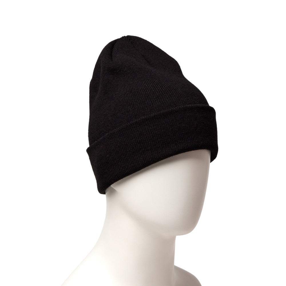 New Era Basic Black Cuff Knit Beanie