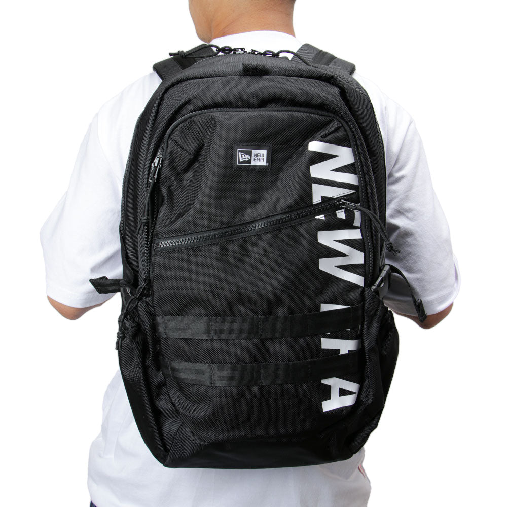 New Era Wordmark Black 33L Black Urban Backpack
