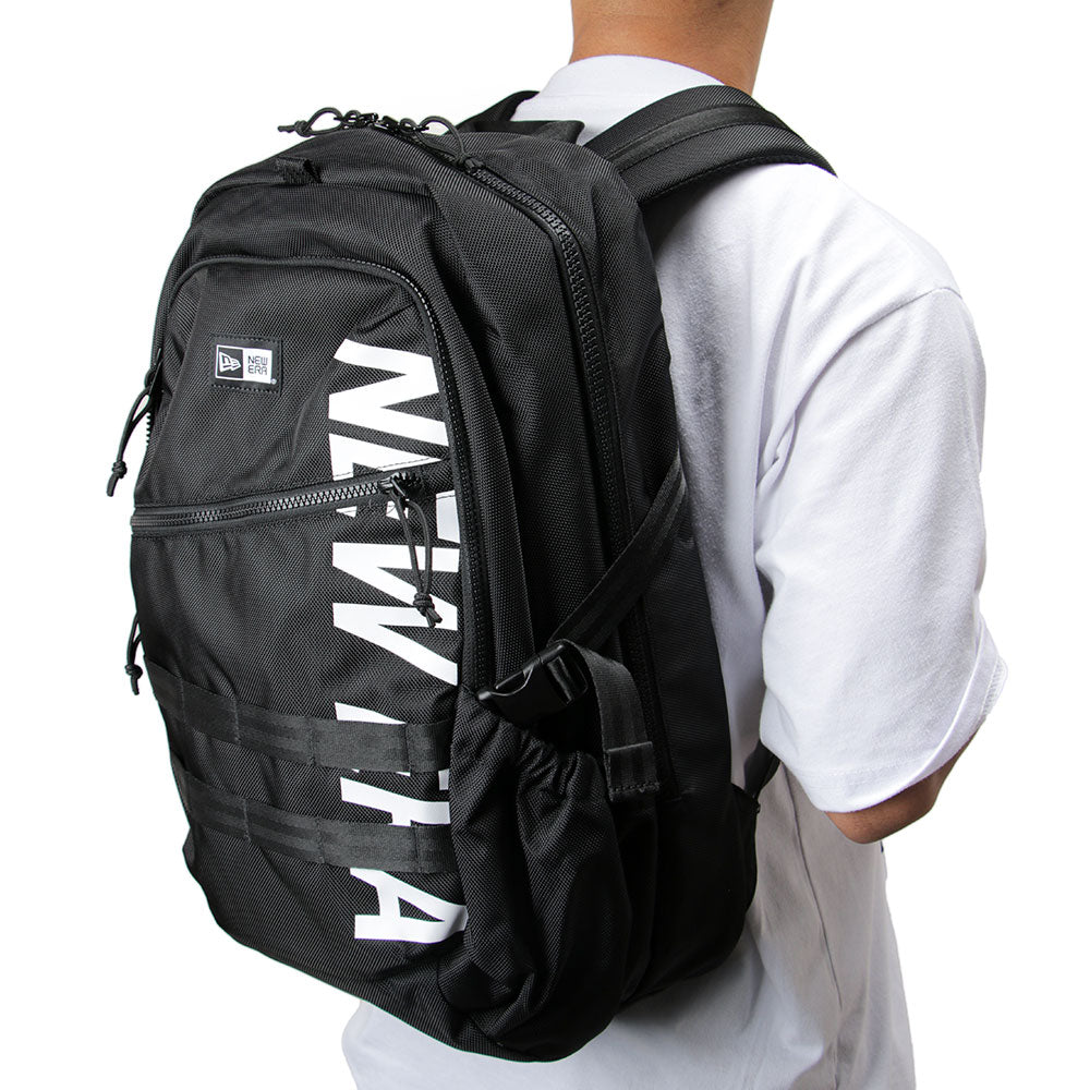 New Era Wordmark Black 33L Black Urban Backpack