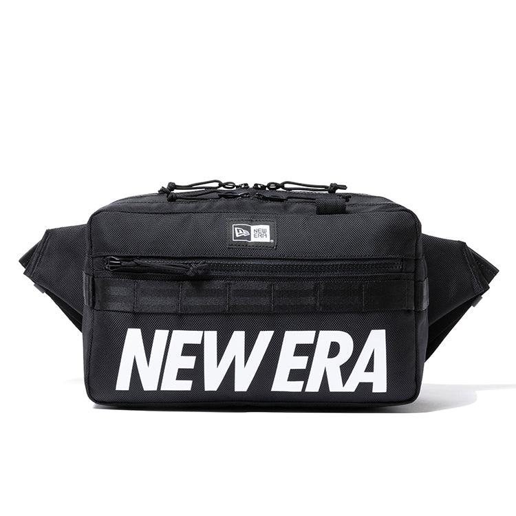 New Era Wordmark White Black Square Waist Bag