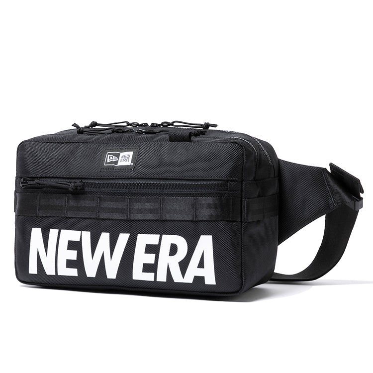 New Era Wordmark White Black Square Waist Bag