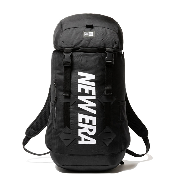 New Era Wordmark 35L White Print Black Rucksack Backpack Bag