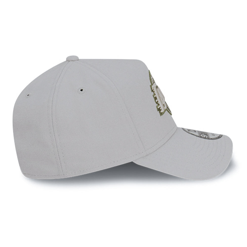 New Era Los Angeles Lakers Medium Silver Olive 9FORTY A-Frame Adjustable Cap
