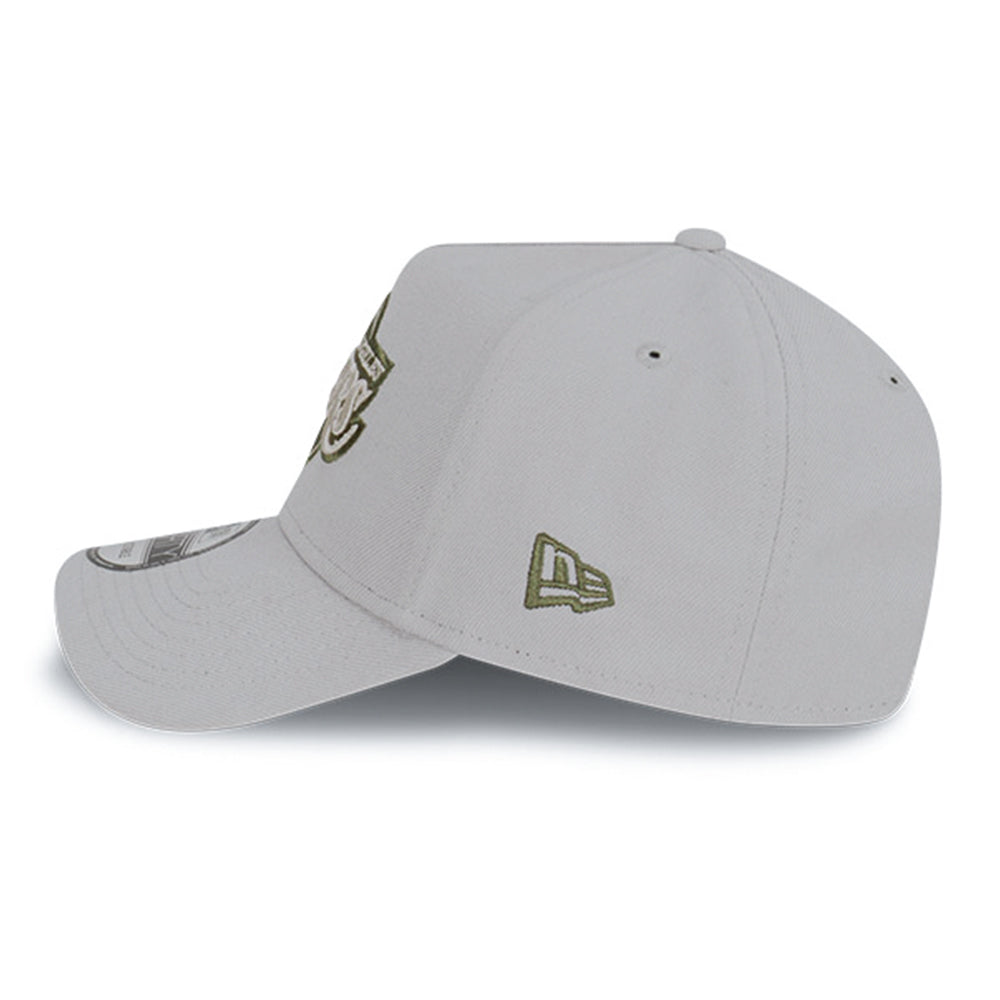 New Era Los Angeles Lakers Medium Silver Olive 9FORTY A-Frame Adjustable Cap