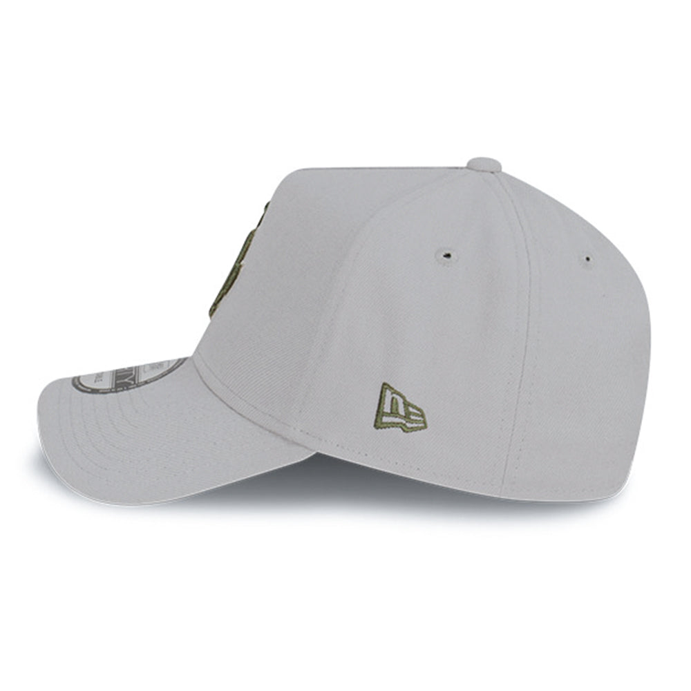 New Era Los Angeles Dodgers Medium Silver Olive 9FORTY A-Frame Adjustable Cap