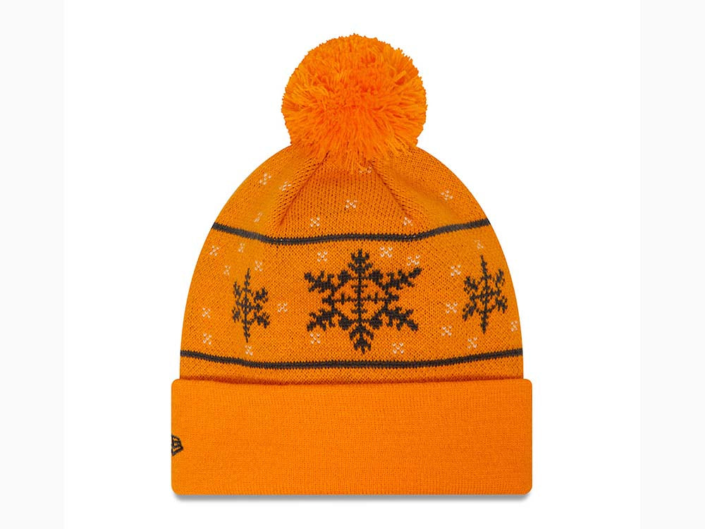 Snowflake McLaren Racing Yellow Beanie Hat