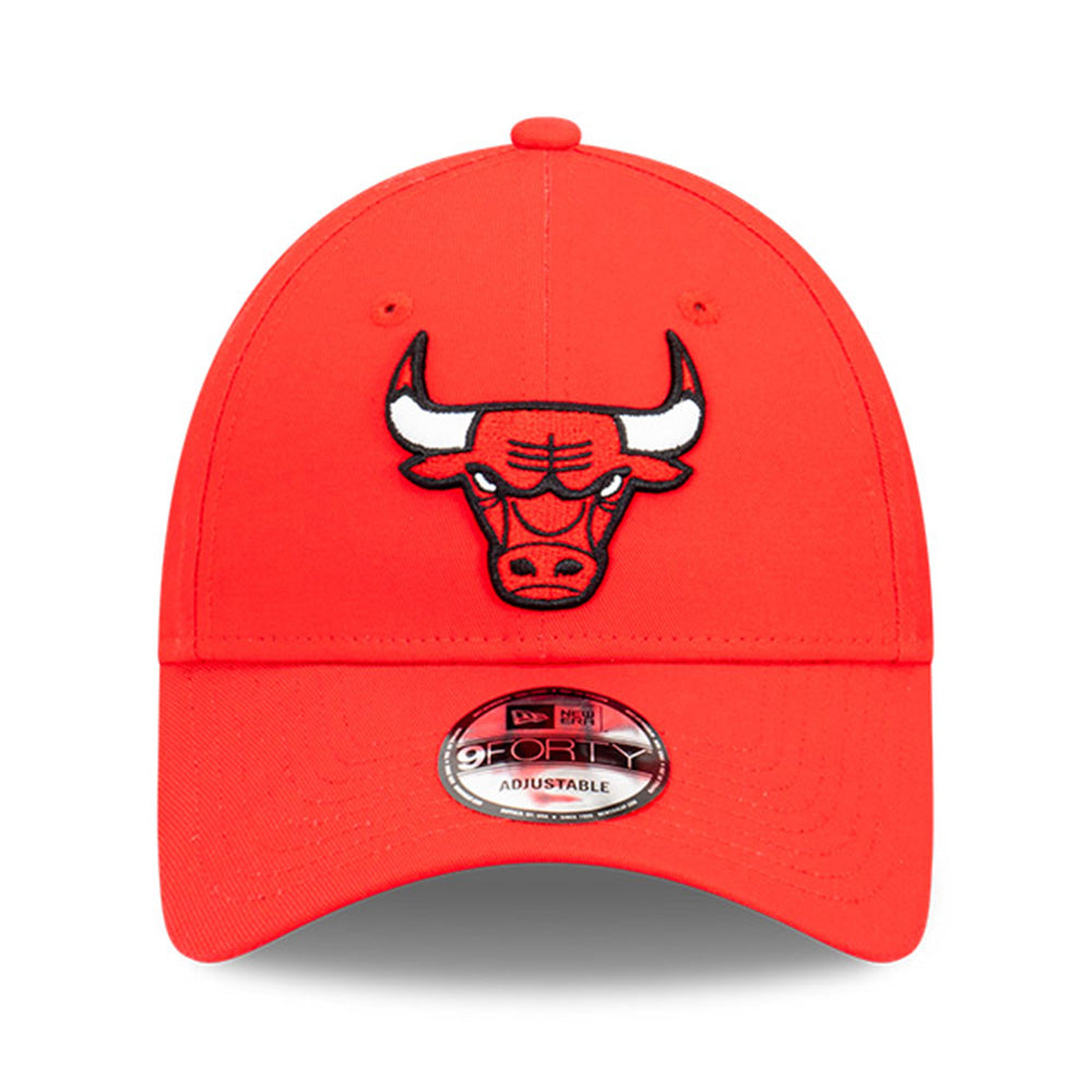 Chicago Bulls Sideball Front Door Red 9FORTY Snapback Cap