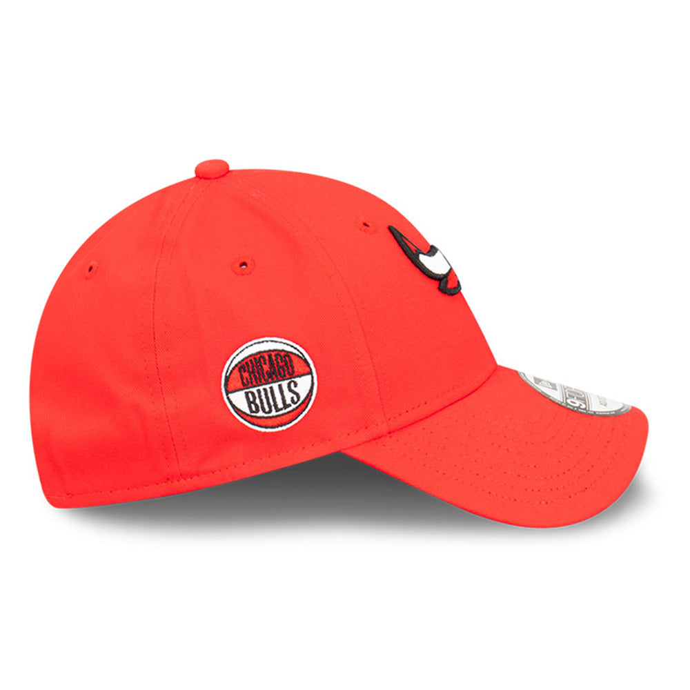 Chicago Bulls Sideball Front Door Red 9FORTY Snapback Cap