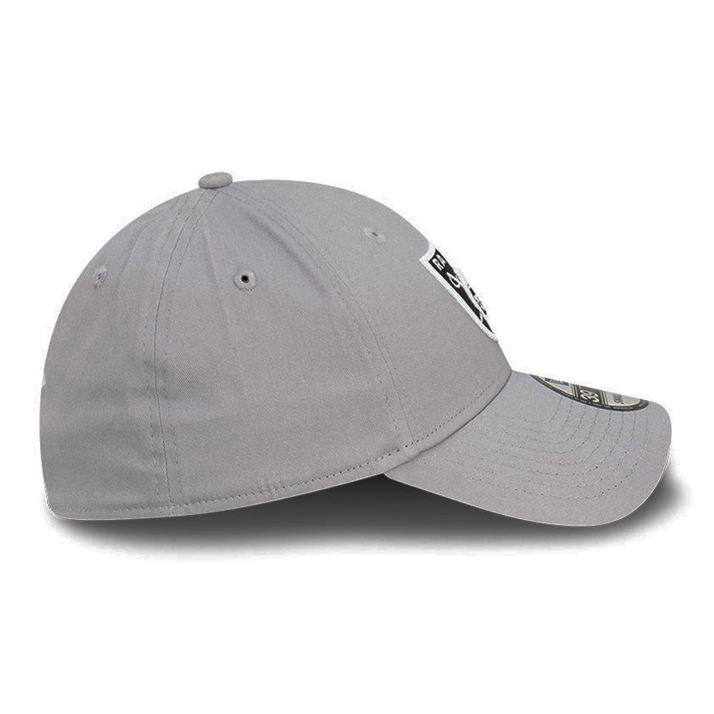 New Era Las Vegas Raiders Storm Q122 Gray 39THIRTY Stretch Fitted Cap