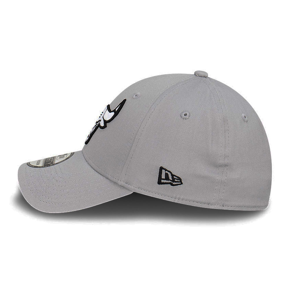 New Era Chicago Bulls Storm Q122 Gray 39THIRTY Stretch Fitted Cap