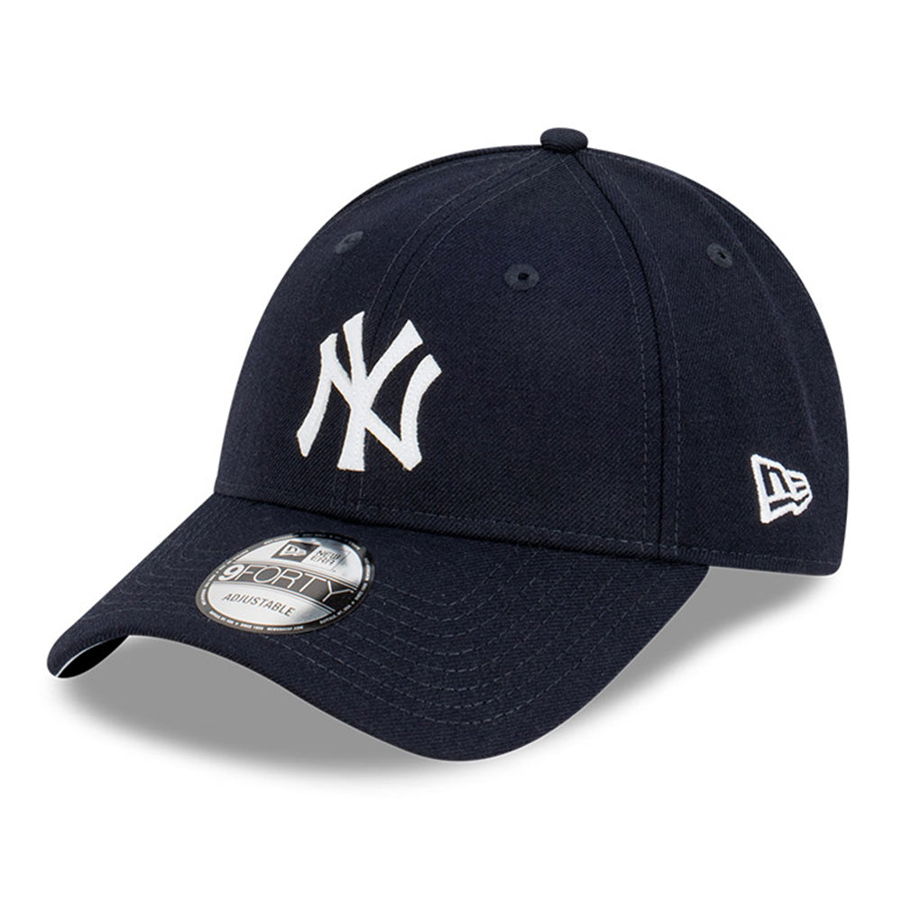 New Era New York Yankees Premium Felt Navy 9FORTY Adjustable Cap