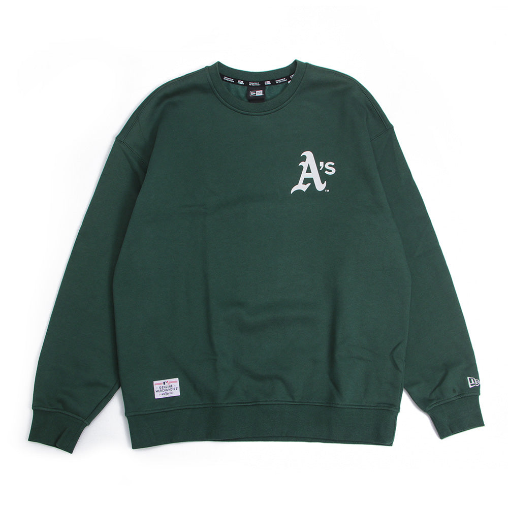 New Era Oakland Athletics Grid Logo Dark Green Pullover Sweater
