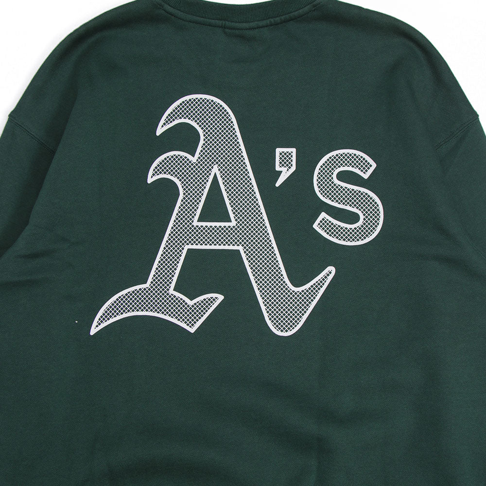New Era Oakland Athletics Grid Logo Dark Green Pullover Sweater