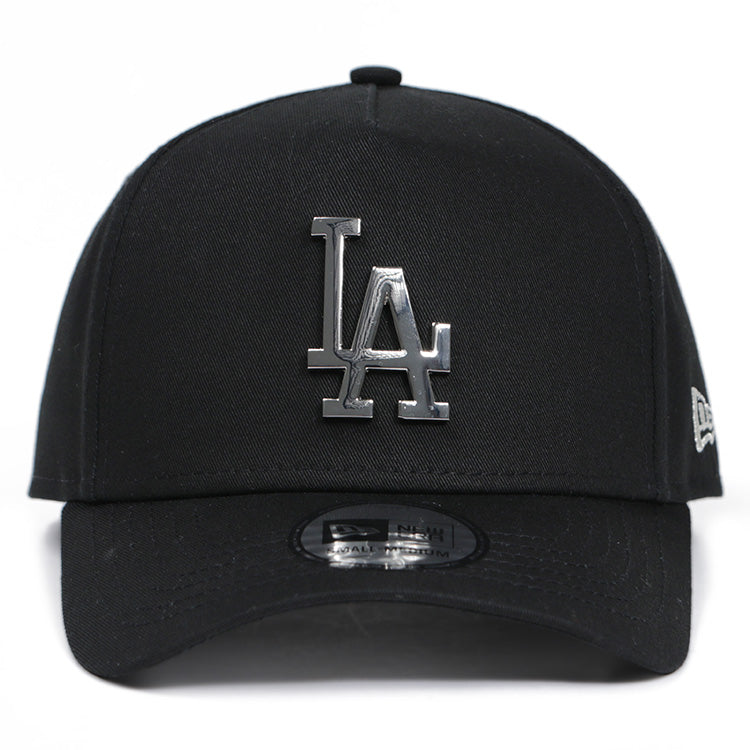 Los Angeles Dodgers MLB Silver Metal Badge 9FORTY K-Frame Snapback