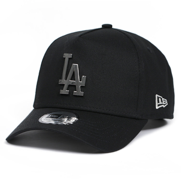 Los Angeles Dodgers MLB Silver Metal Badge 9FORTY K-Frame Snapback