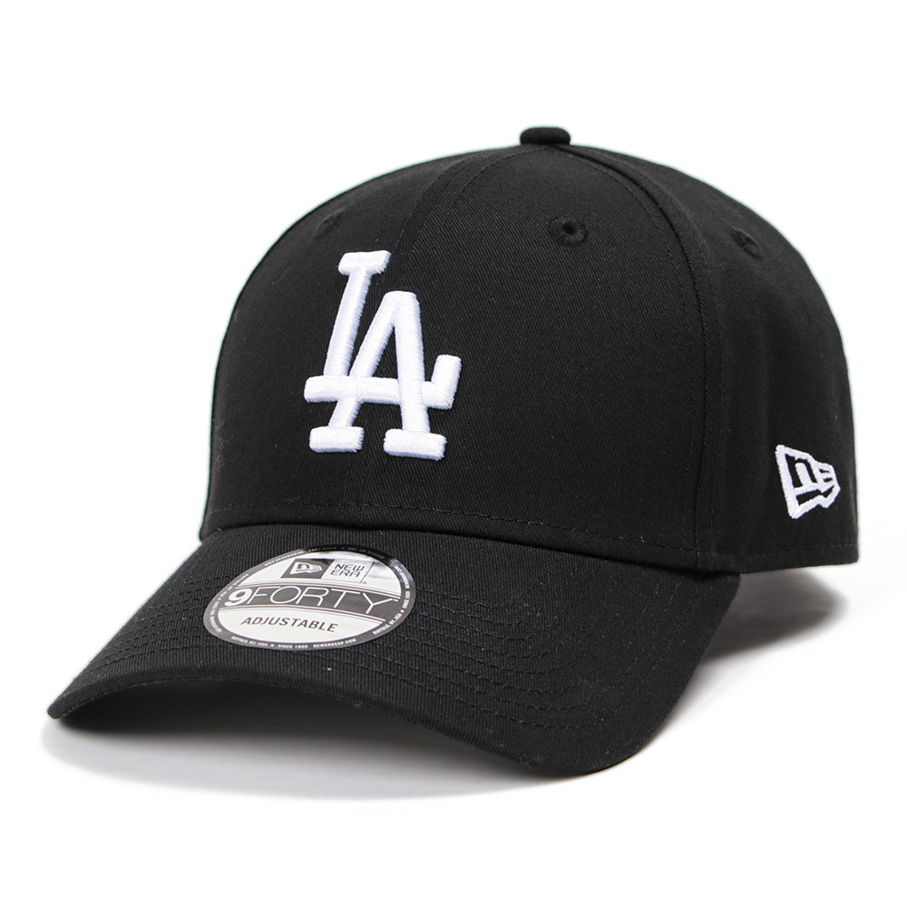 New Era Los Angeles Dodgers MLB Essential Black 9FORTY Adjustable Cap