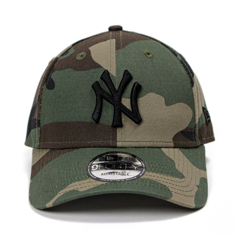 New Era New York Yankees MLB Woodland Camo 9FORTY Adjustable Cap