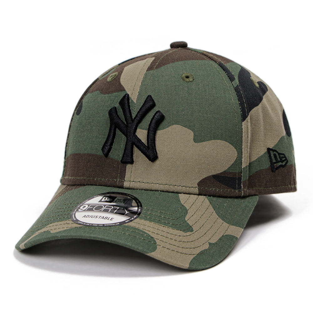 New Era New York Yankees MLB Woodland Camo 9FORTY Adjustable Cap
