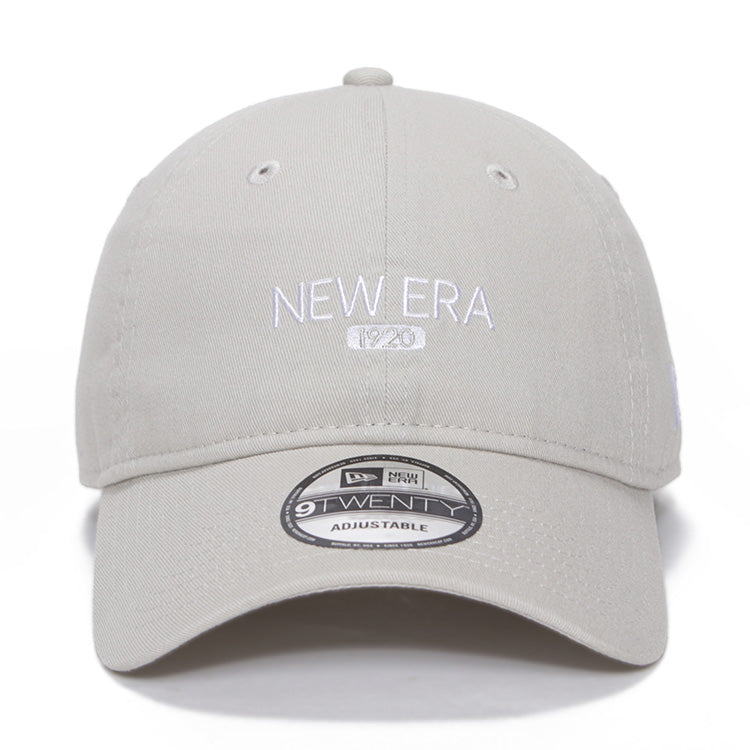 New Era 1920 Wordmark Stone 9TWENTY Adjustable Cap