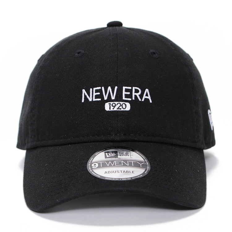 New Era 1920 Wordmark Black 9TWENTY Adjustable Cap