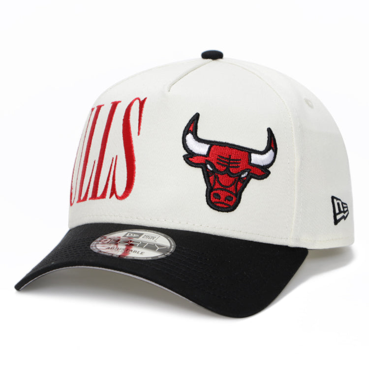 Chicago Bulls NBA Tall Text 9FORTY A-Frame Snapback Cap