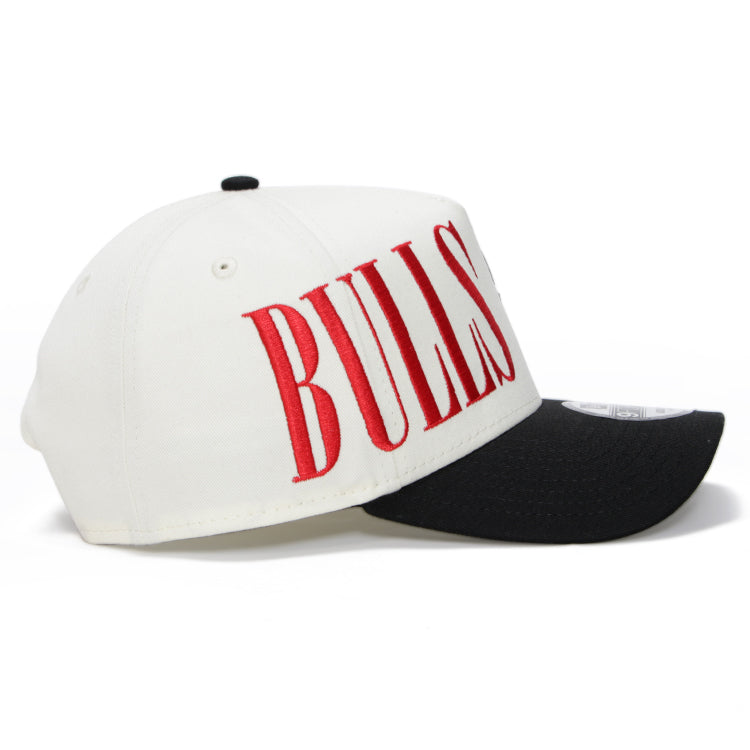 Chicago Bulls NBA Tall Text 9FORTY A-Frame Snapback Cap