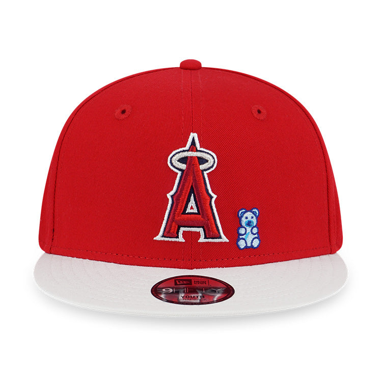 Los Angeles Angels MLB Bear Scarlet 9FIFTY Snapback Youth Cap