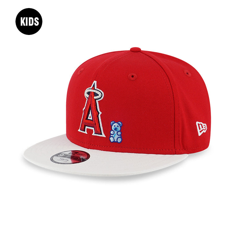 Los Angeles Angels MLB Bear Scarlet 9FIFTY Snapback Youth Cap