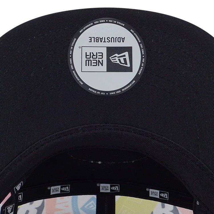 New Era Party Vibe Sticker Bombing Black Camper Hat