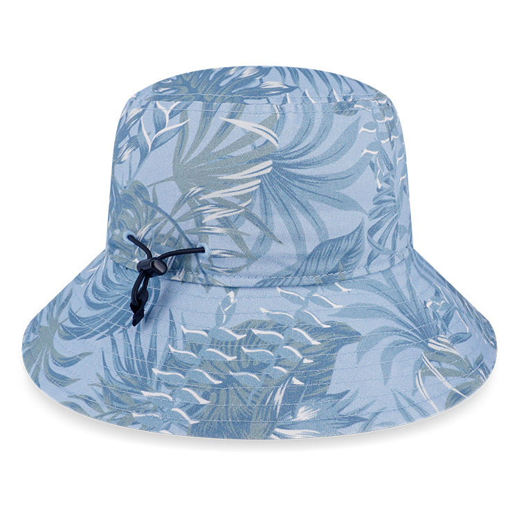 New Era Soft Nature Plants Soft Blue Multi Bucket Hat