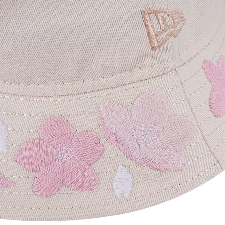 New York Yankees MLB Sakura Light Cream Bucket Hat