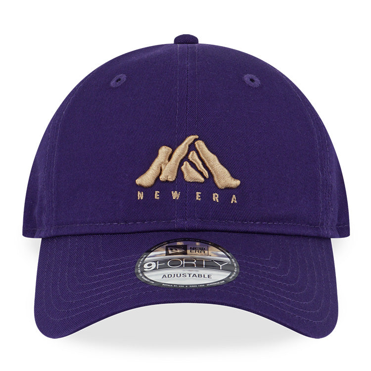 New Era Mountain Logo Purple 9FORTY Unstructured Adjustable Cap