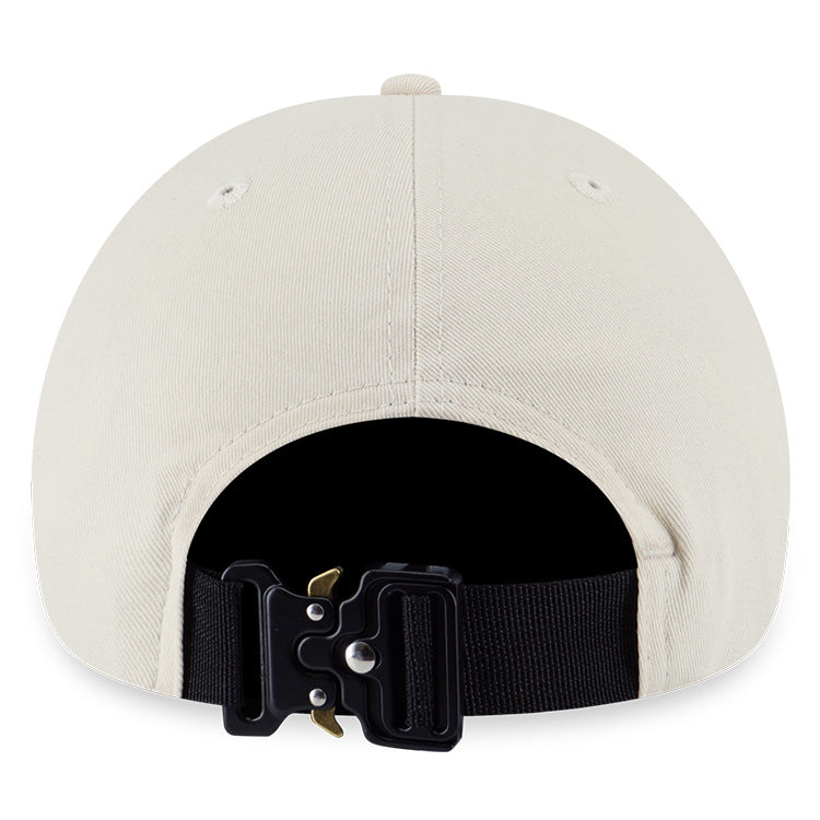 New Era Metal Buckle Light Cream 9FORTY Unstructured Adjustable Cap