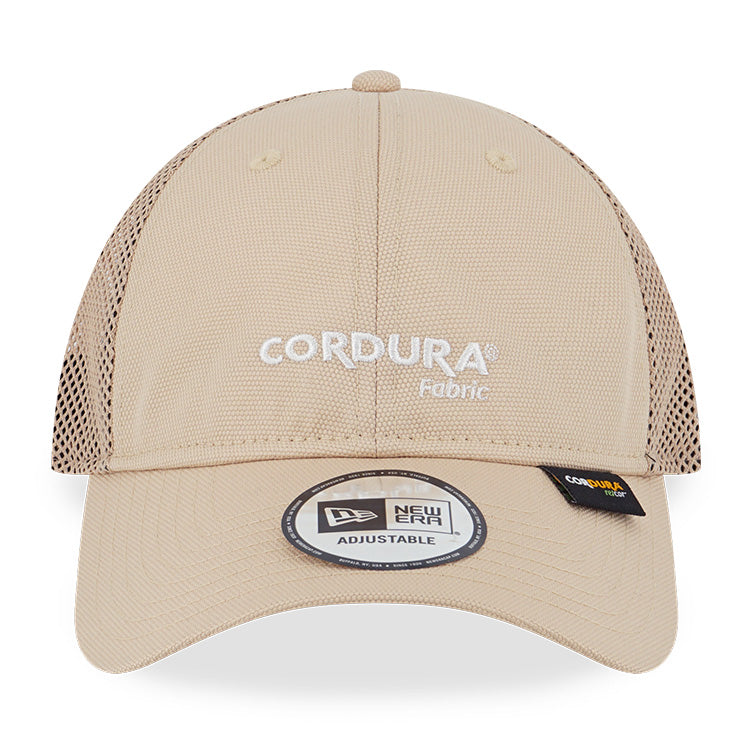 New Era Wordmark Cordura Re Cor Oat Milk 9FORTY Unstructured Adjustable Cap