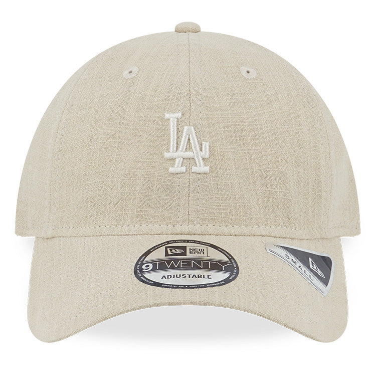 Los Angeles Dodgers MLB Soft Nature Linen Stone 9TWENTY Small Adjustable Cap