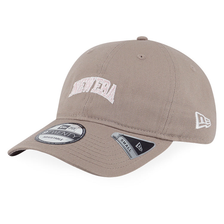 New Era Wordmark Sakura Ash Brown 9TWENTY Small Adjustable Cap