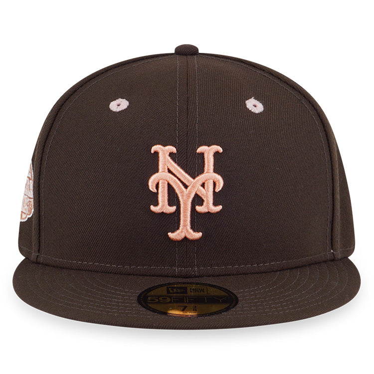 New York Mets MLB Easter Blush Sky on Walnut 59FIFTY Fitted Cap