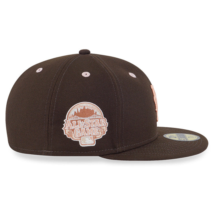 New York Mets MLB Easter Blush Sky on Walnut 59FIFTY Fitted Cap